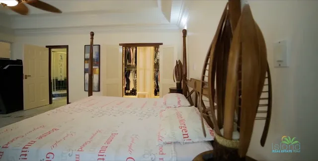 One of four bedrooms